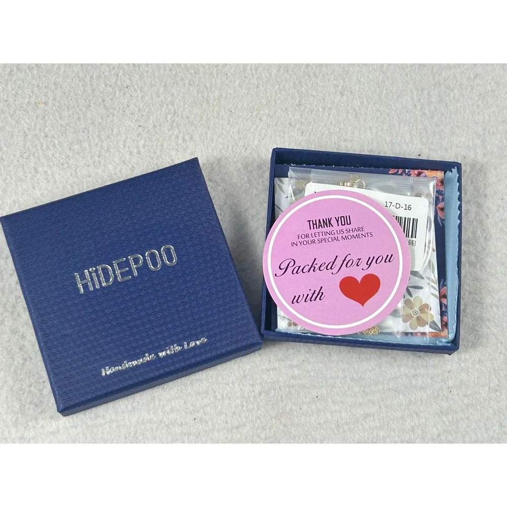 Hidepoo Initial Necklace Kids OS Gold Pink Letter A Personalized Dainty Charm